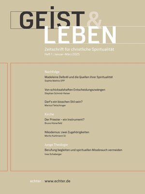 cover image of Geist & Leben 1/2025